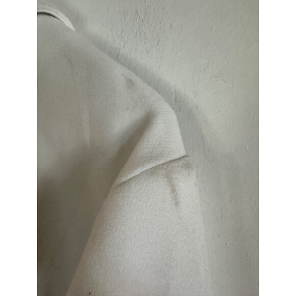 Agnes Orinda Womens Plus Size Coat 4X Polyester White Double-Breasted Long Sleev - Picture 9 of 11